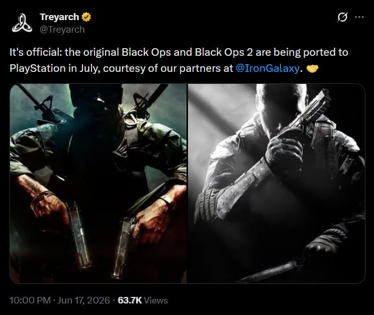 ‼️ Black Ops და Black Ops II PS-ზე — ივლისი 2026 🎮