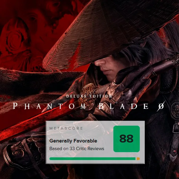 Phantom Blade: Zero — კრიტიკოსების 88 ქულა 🏆