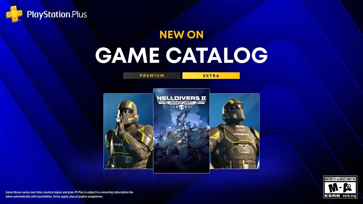 ➕ Helldivers 2 — დღეს PS Plus Extra და Deluxe-ში 🎮