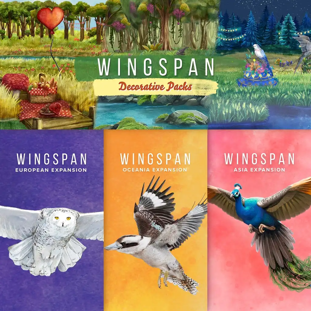 Wingspan - European + Oceania + Asia + Decorative Packs PS4 & PS5 — Wingspan