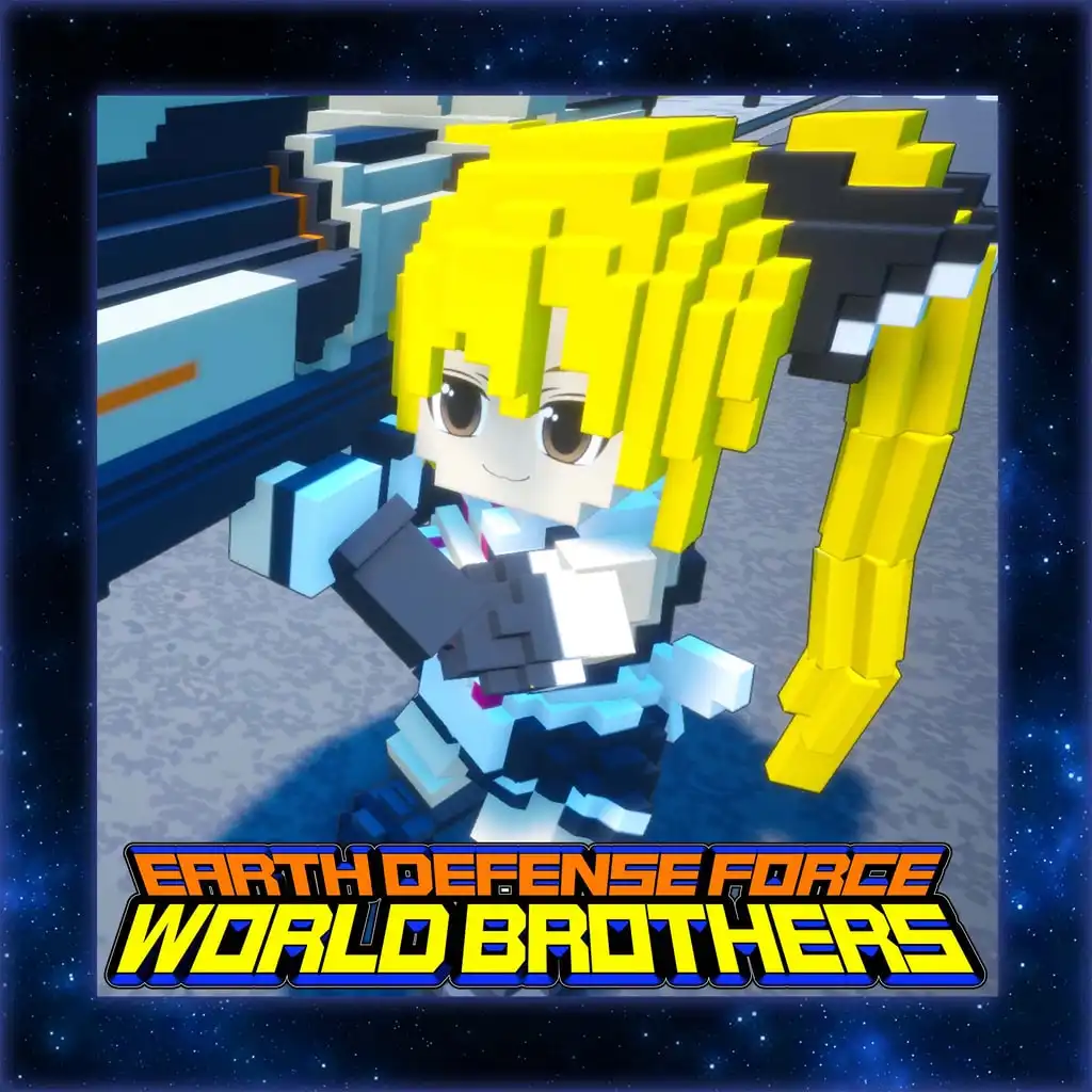 Hostess Mian from Dream Club, Giving the EDF a Try!? — EARTH DEFENSE FORCE: WORLD BROTHERS