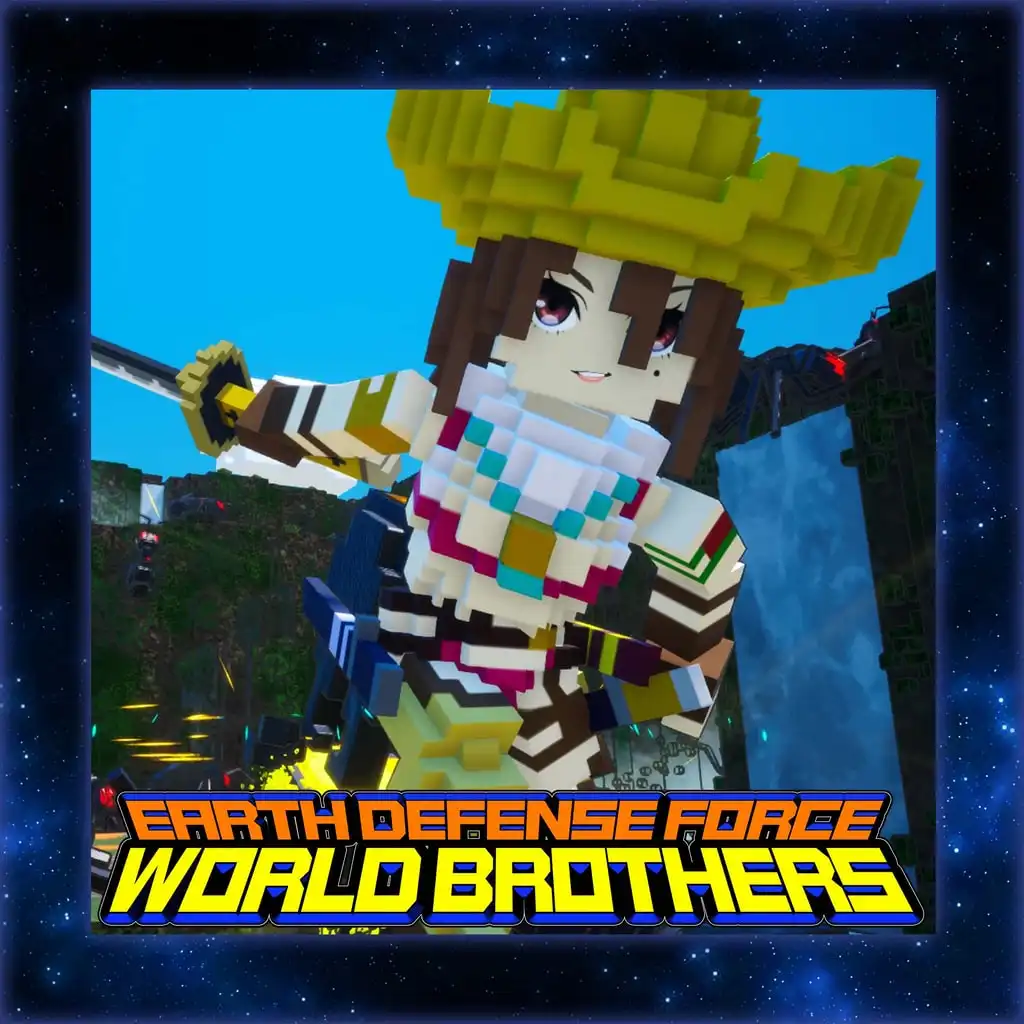 Aya, the Calm Big Sister Swordswoman from "OneeChanbara" — EARTH DEFENSE FORCE: WORLD BROTHERS