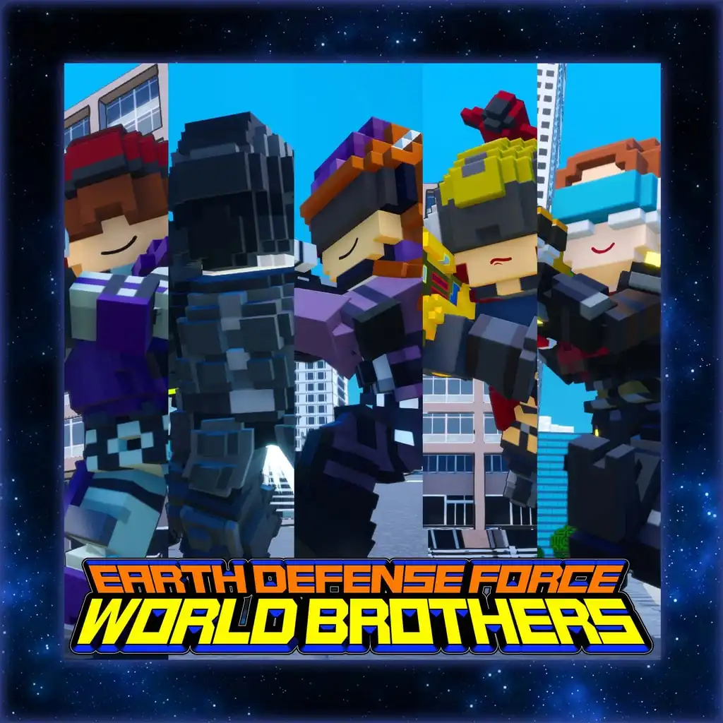 Collector's Set of Various Character Versions — EARTH DEFENSE FORCE: WORLD BROTHERS