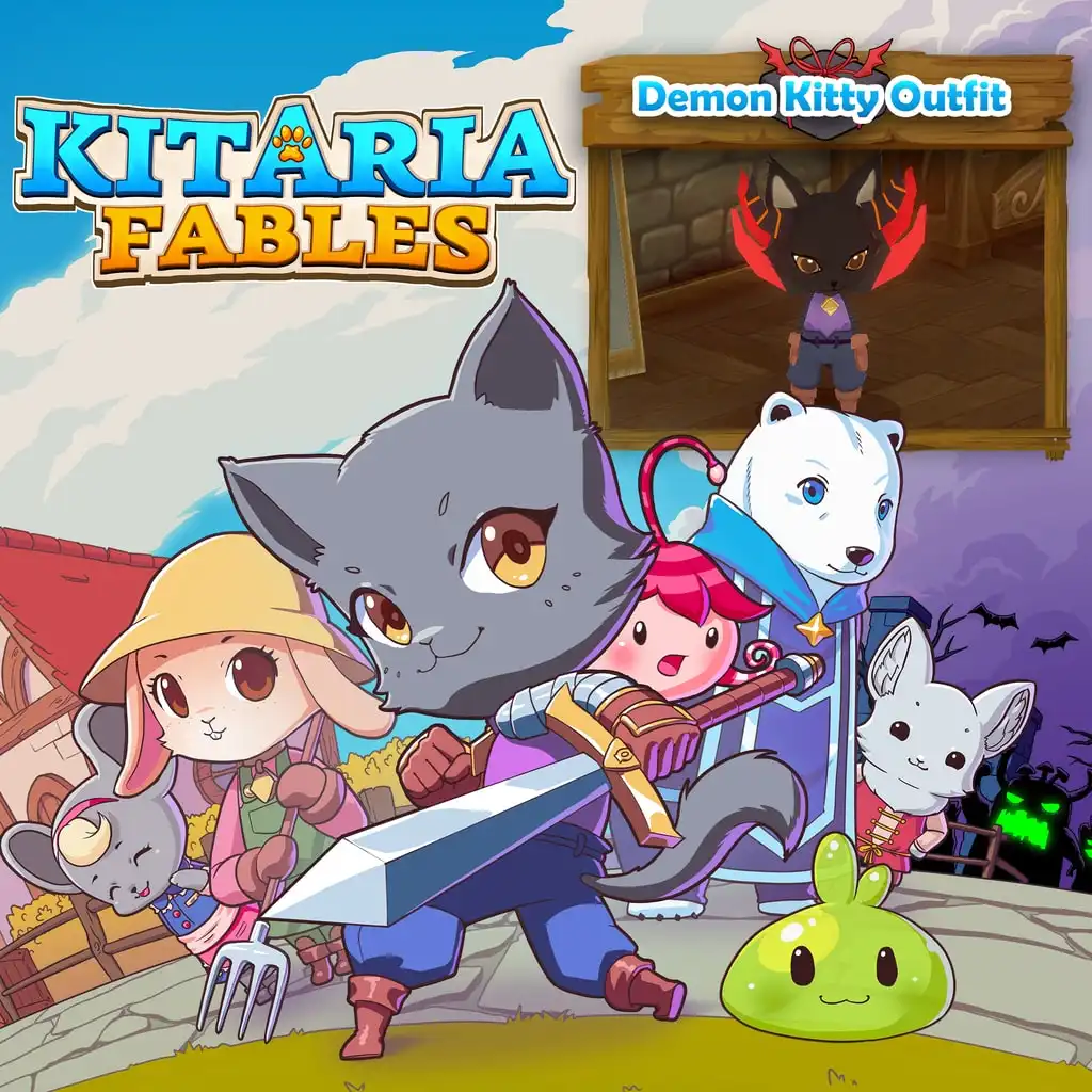 Demon Kitty Outfit — Kitaria Fables