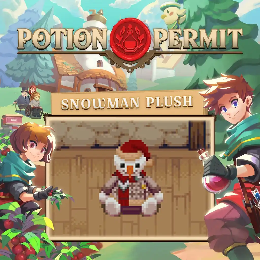 Potion Permit - Snowman Plush Toy — Potion Permit