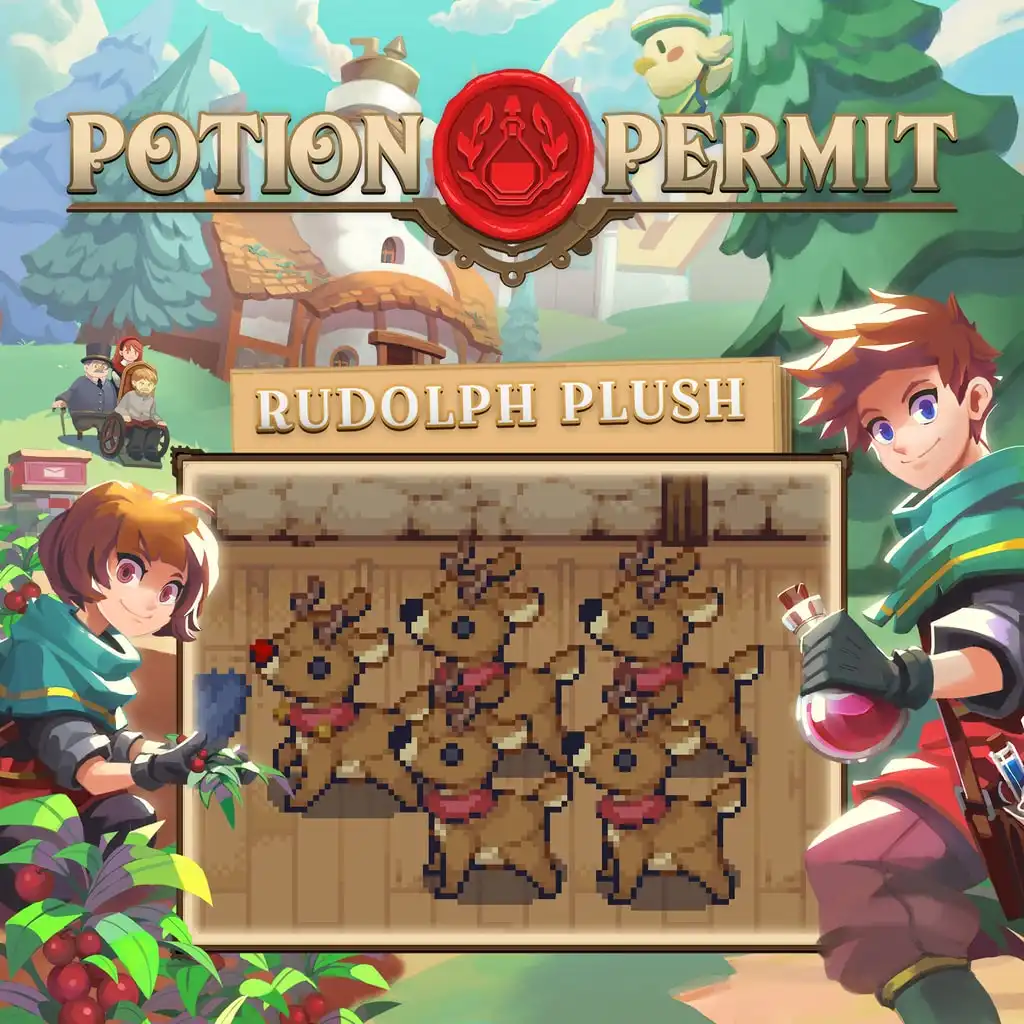 Potion Permit - Rudolph Plush — Potion Permit