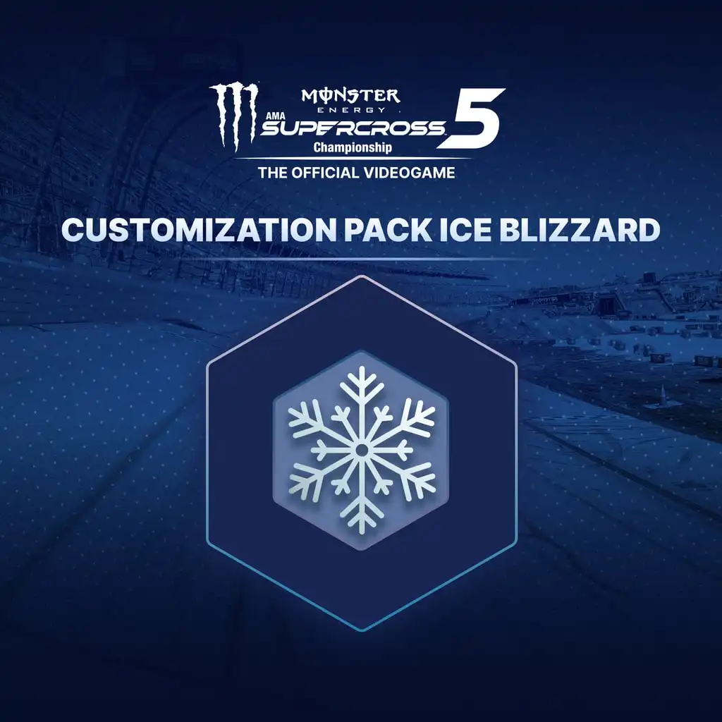 Monster Energy Supercross 5 - Customization Pack Ice Blizzard — Monster Energy Supercross - The Official Videogame 5 PS4 & PS5