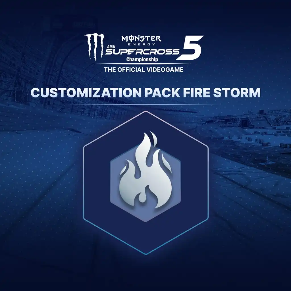 Monster Energy Supercross 5 - Customization Pack Fire Storm — Monster Energy Supercross - The Official Videogame 5 PS4 & PS5