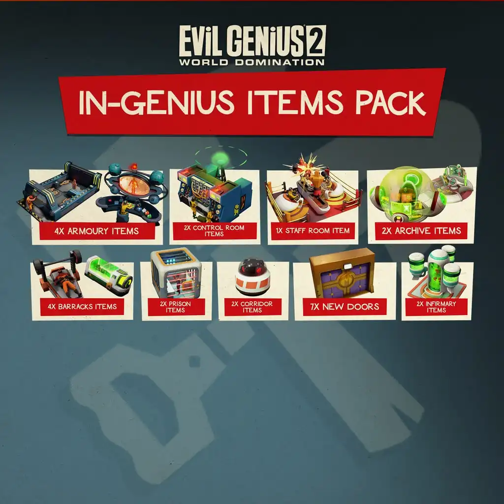 Evil Genius 2: In-Genius Items Pack — Evil Genius 2: World Domination