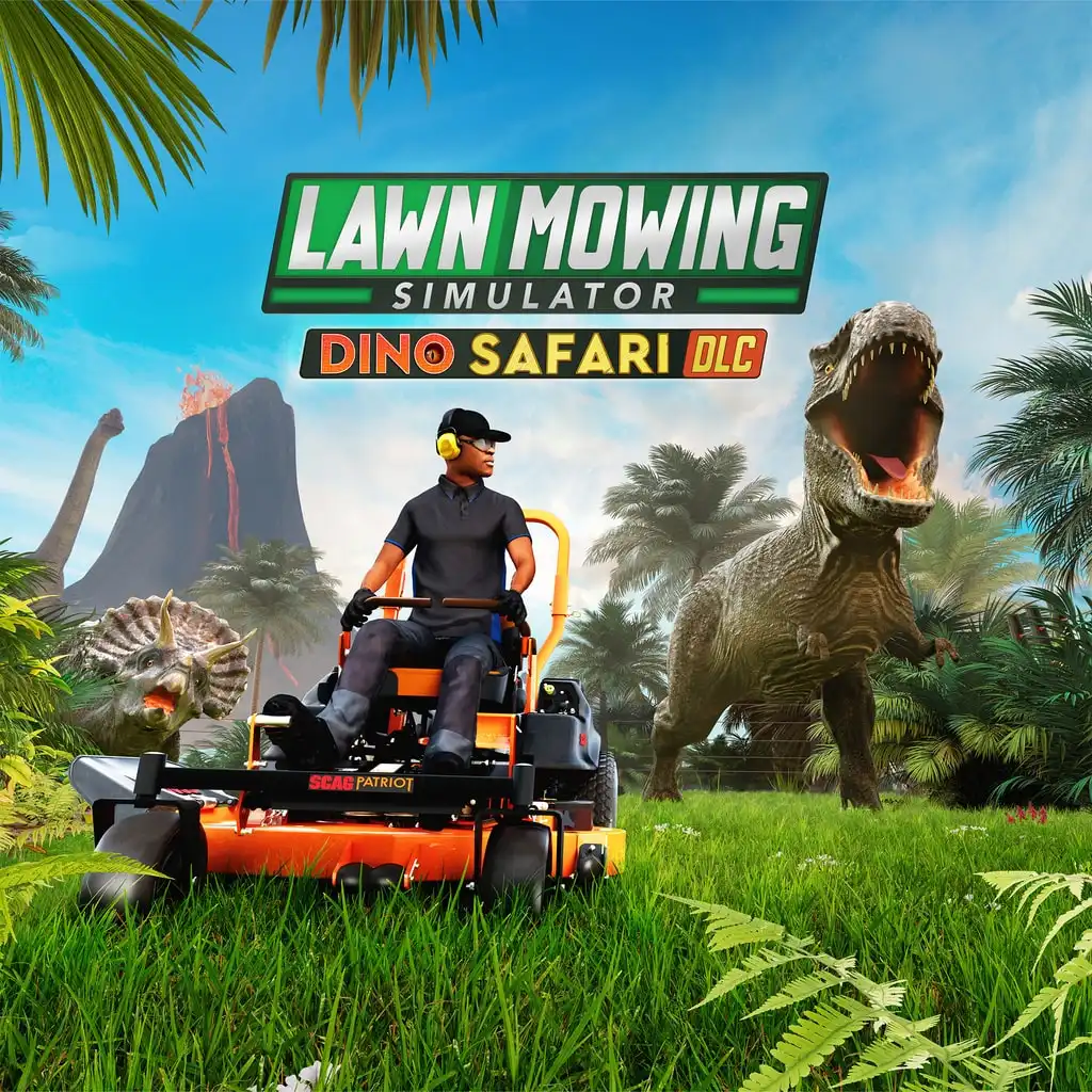 Lawn Mowing Simulator - Dino Safari PS4 & PS5 — Lawn Mowing Simulator