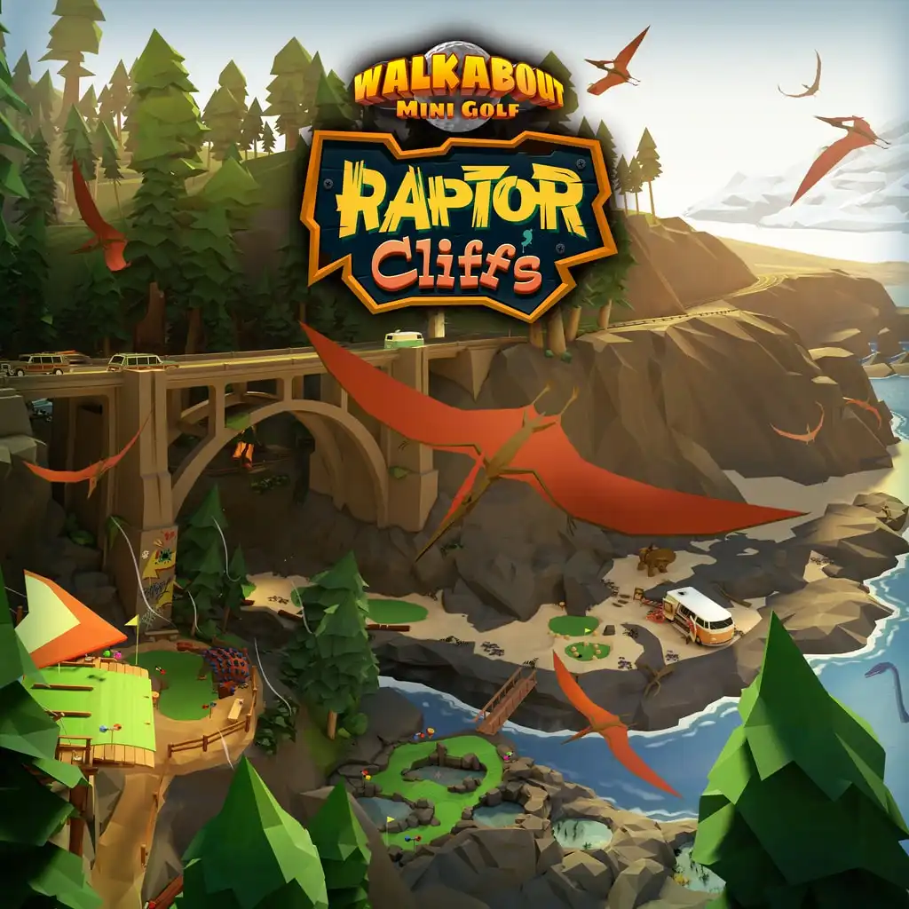 Walkabout Mini Golf - Raptor Cliff's — Walkabout Mini Golf