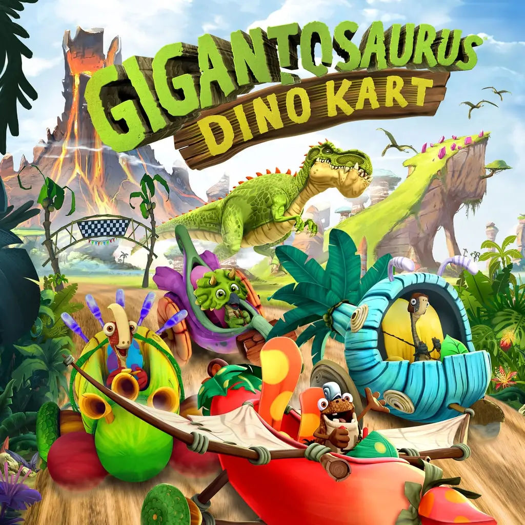 Gigantosaurus: Dino Kart — Racing თამაში