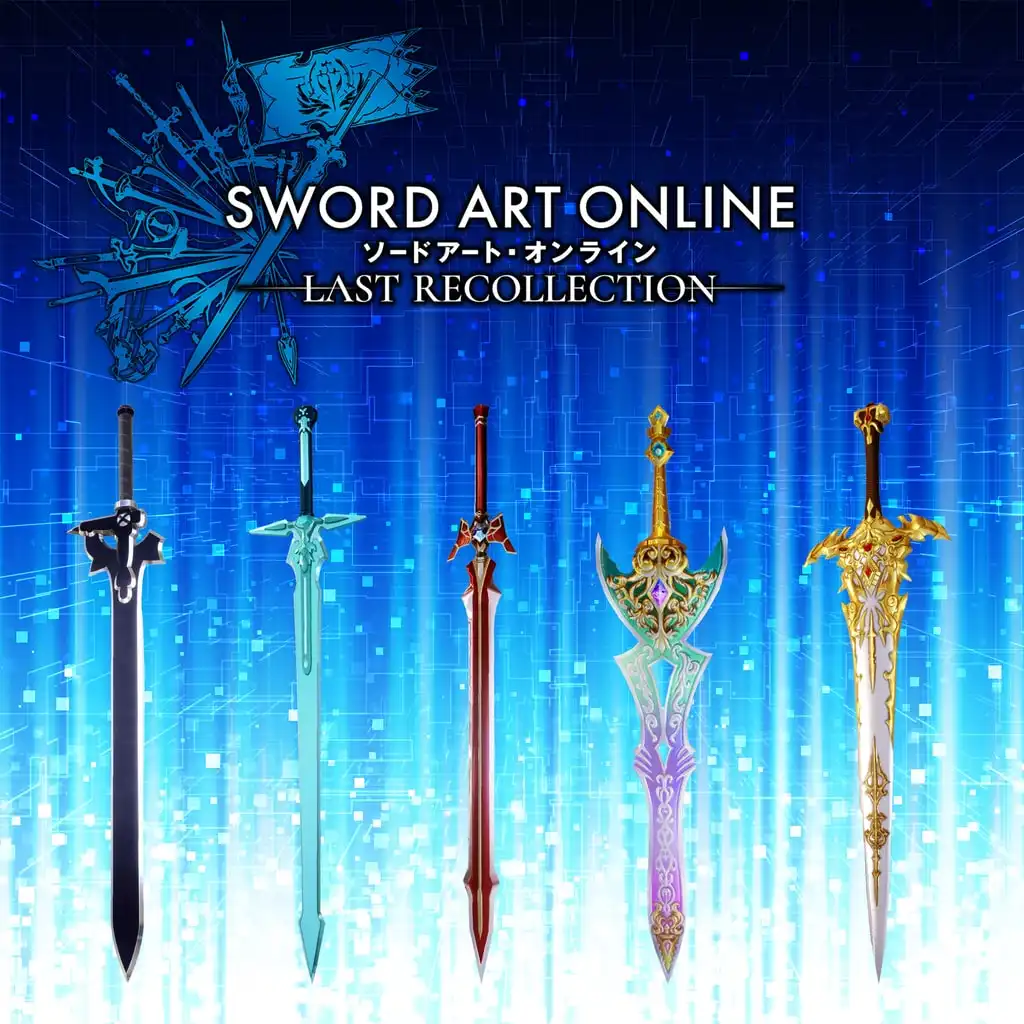 SWORD ART ONLINE Last Recollection - Black Swordsman Swords Skins Set — SWORD ART ONLINE Last Recollection