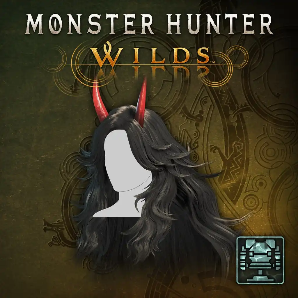 Monster Hunter Wilds - Hunter Layered Armor: Oni Horns Wig — Monster Hunter Wilds