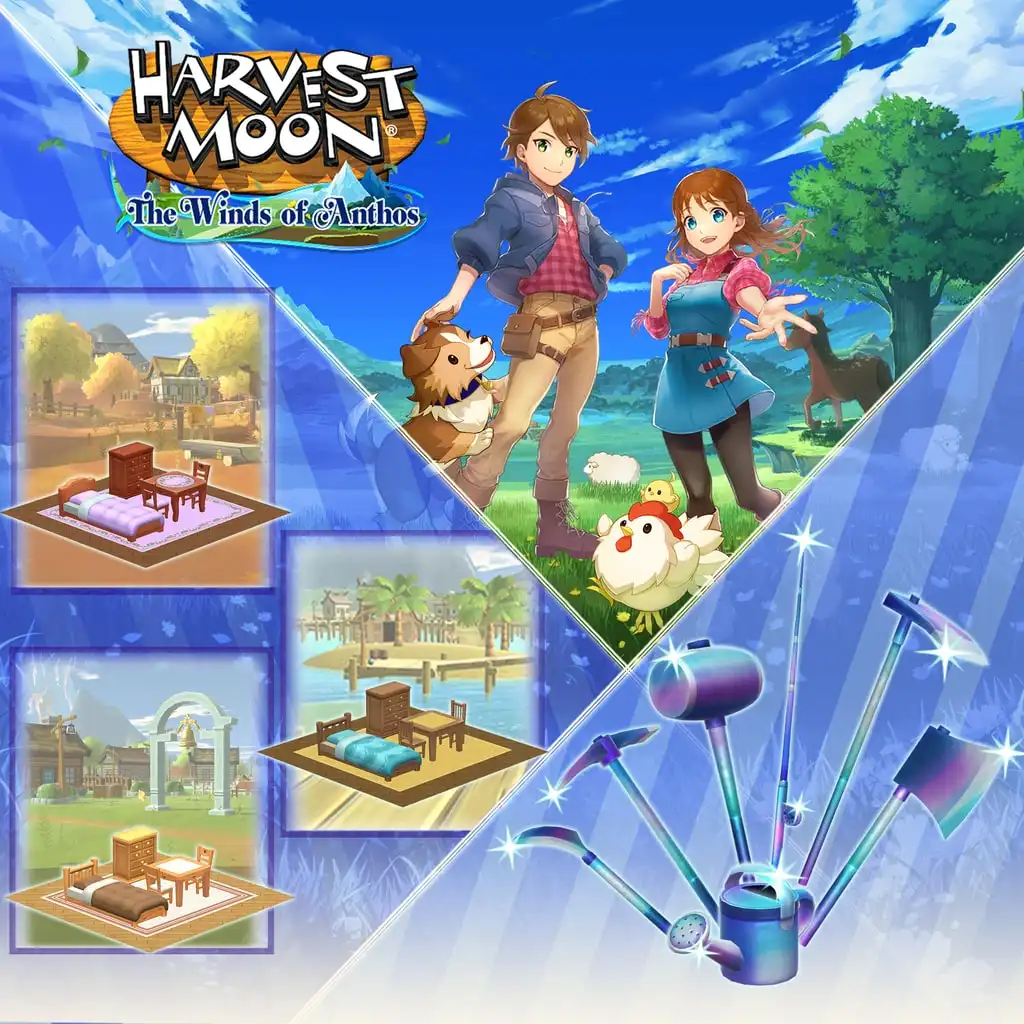 Harvest Moon: The Winds of Anthos - Tool Upgrade & New Interior Designs Pack — Harvest Moon: The Winds of Anthos