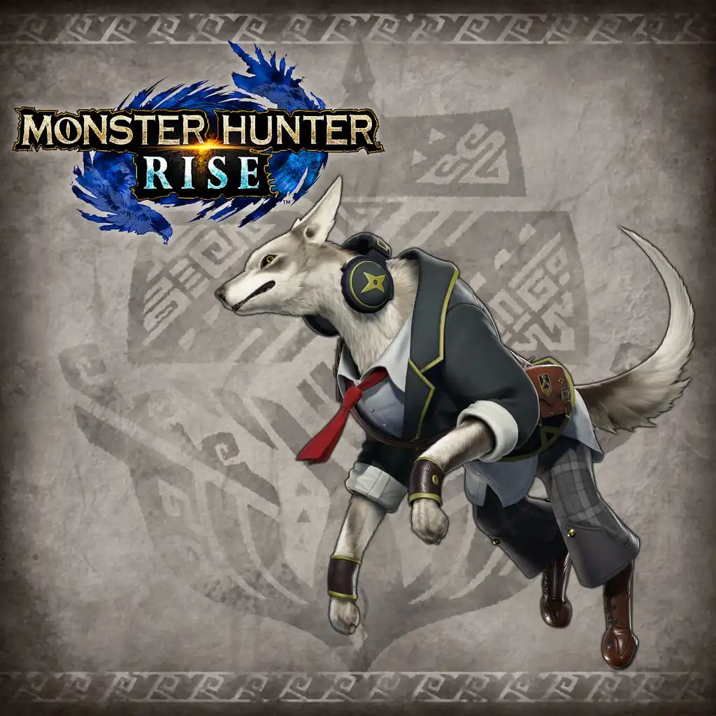 Monster Hunter Rise - "C Academic" Palamute layered armor set — Monster Hunter Rise