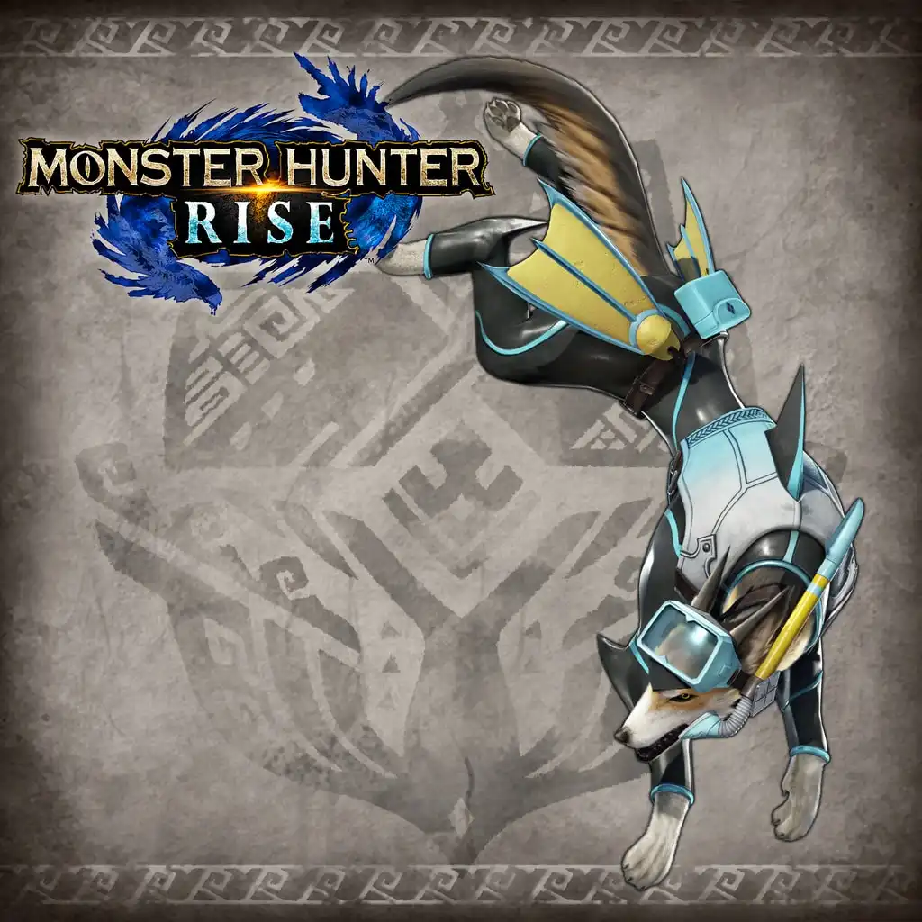 Monster Hunter Rise - "C Summer" Palamute layered armor set — Monster Hunter Rise
