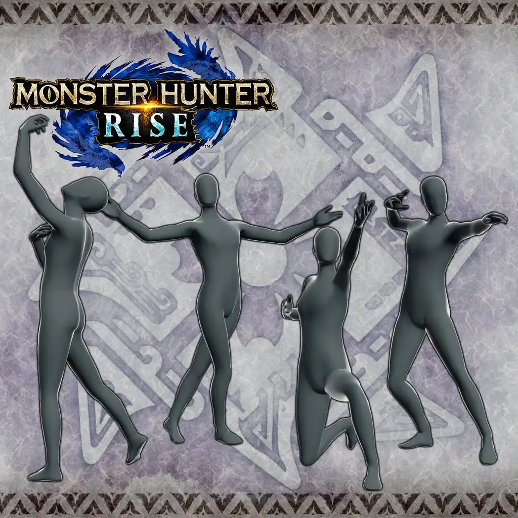 Monster Hunter Rise - "Delightful Dance" gesture set — Monster Hunter Rise