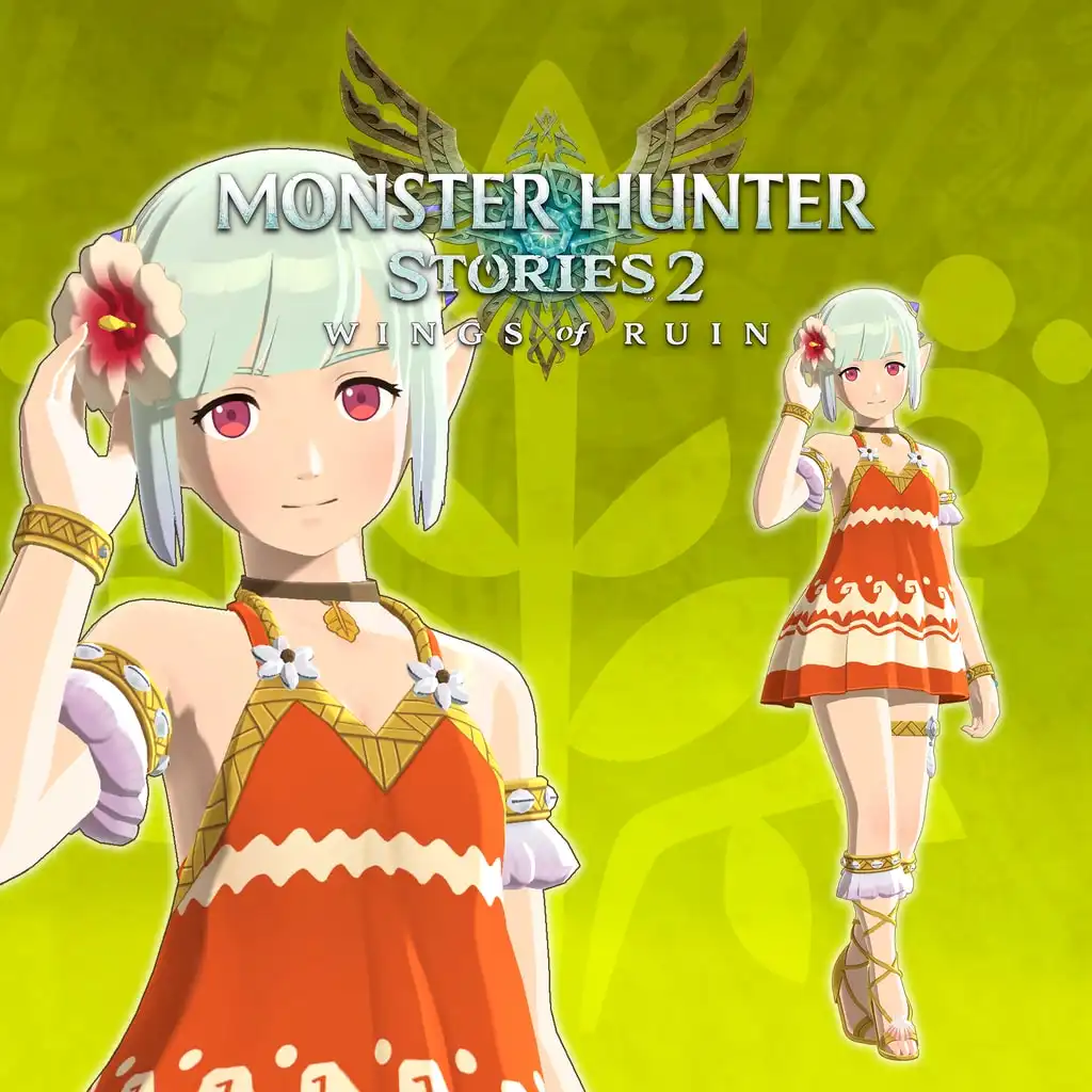 Monster Hunter Stories 2: Wings of Ruin - Ena's Outfit: Tropical Dress — Monster Hunter Stories 2: Wings of Ruin
