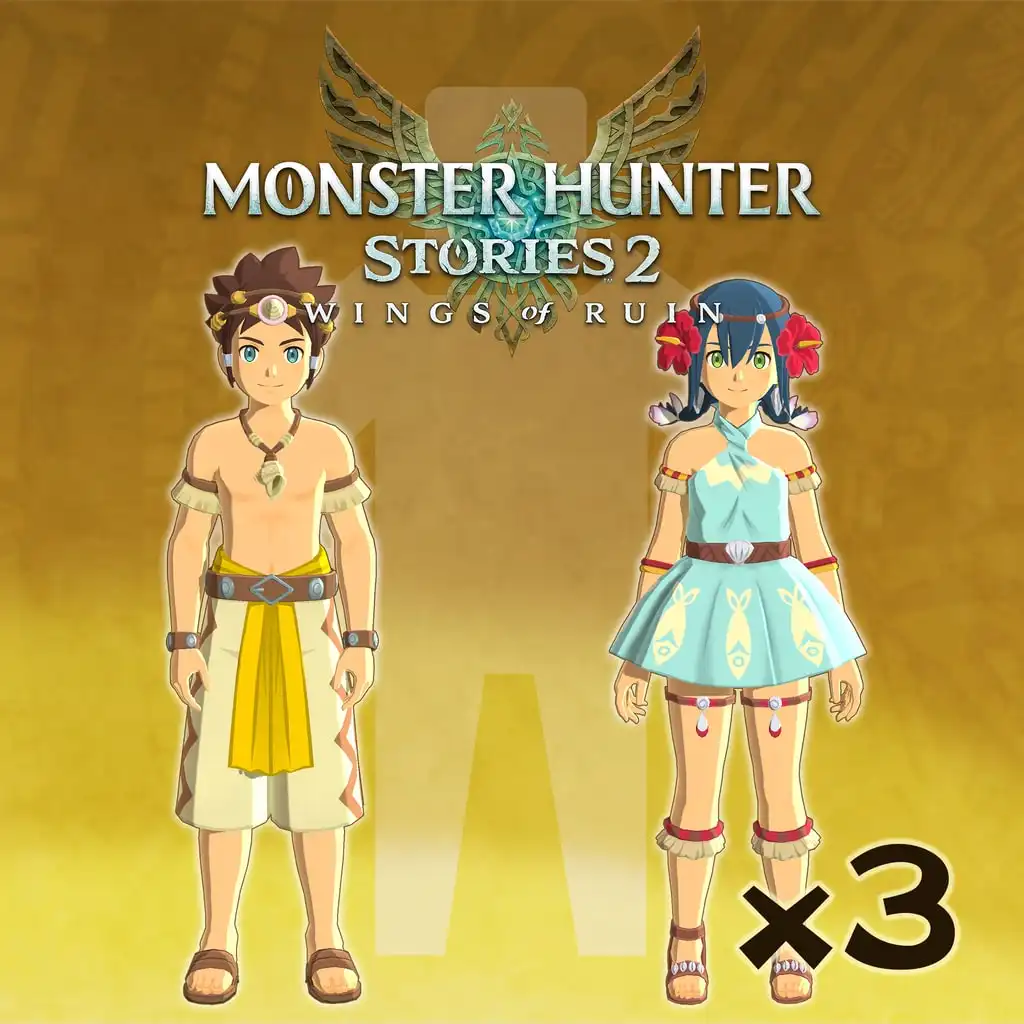 Monster Hunter Stories 2: Wings of Ruin - Character Edit Ticket Three-Pack — Monster Hunter Stories 2: Wings of Ruin