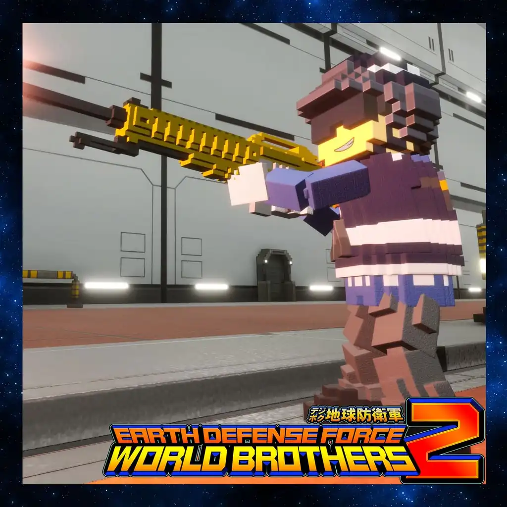 "Additional Character" Humanity's Security Officer, Ranger (EDF5) Civilian Outfit: Reskin — EARTH DEFENSE FORCE: WORLD BROTHERS 2