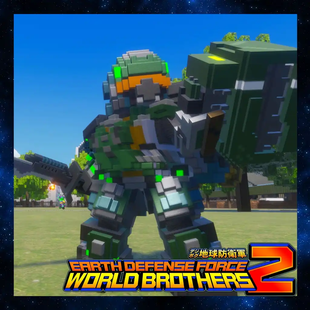 "Additional Character" Humanity Dominates!? Fencer (EDF6) Up & Coming: Reskin — EARTH DEFENSE FORCE: WORLD BROTHERS 2