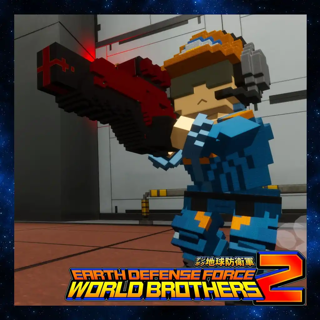 "Additional Character" World's Greatest Engineer, Air Raider (EDF5) Civilian Outfit: Reskin — EARTH DEFENSE FORCE: WORLD BROTHERS 2
