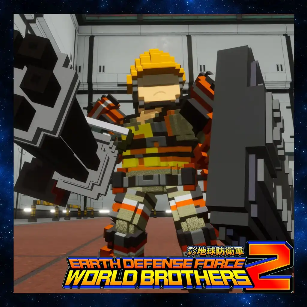 "Additional Character" Incredible Cargo Loader, Fencer (EDF5) Civilian Outfit: Reskin — EARTH DEFENSE FORCE: WORLD BROTHERS 2