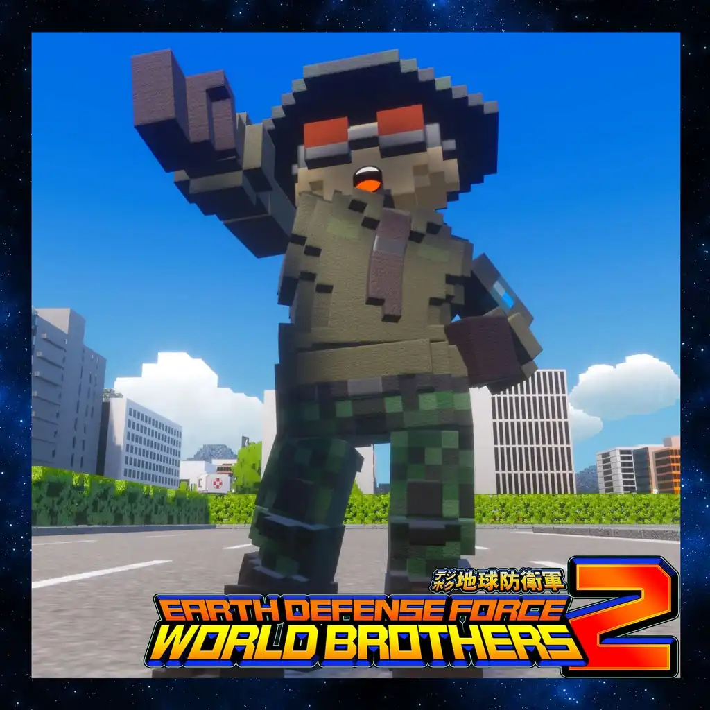 Additional Character" Don't Bring Civilians Into This: Special Appearance by The Captain from EDF6 — EARTH DEFENSE FORCE: WORLD BROTHERS 2
