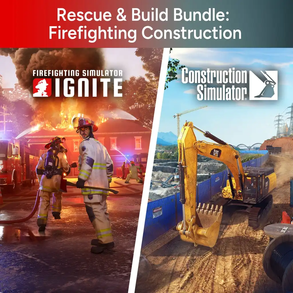 Rescue & Build Bundle: Firefighting Construction — PS4/PS5 ფასი საქართველოში