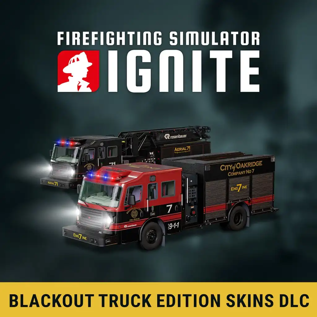Firefighting Simulator: Ignite - Blackout Truck Edition Skins DLC — Firefighting Simulator: Ignite