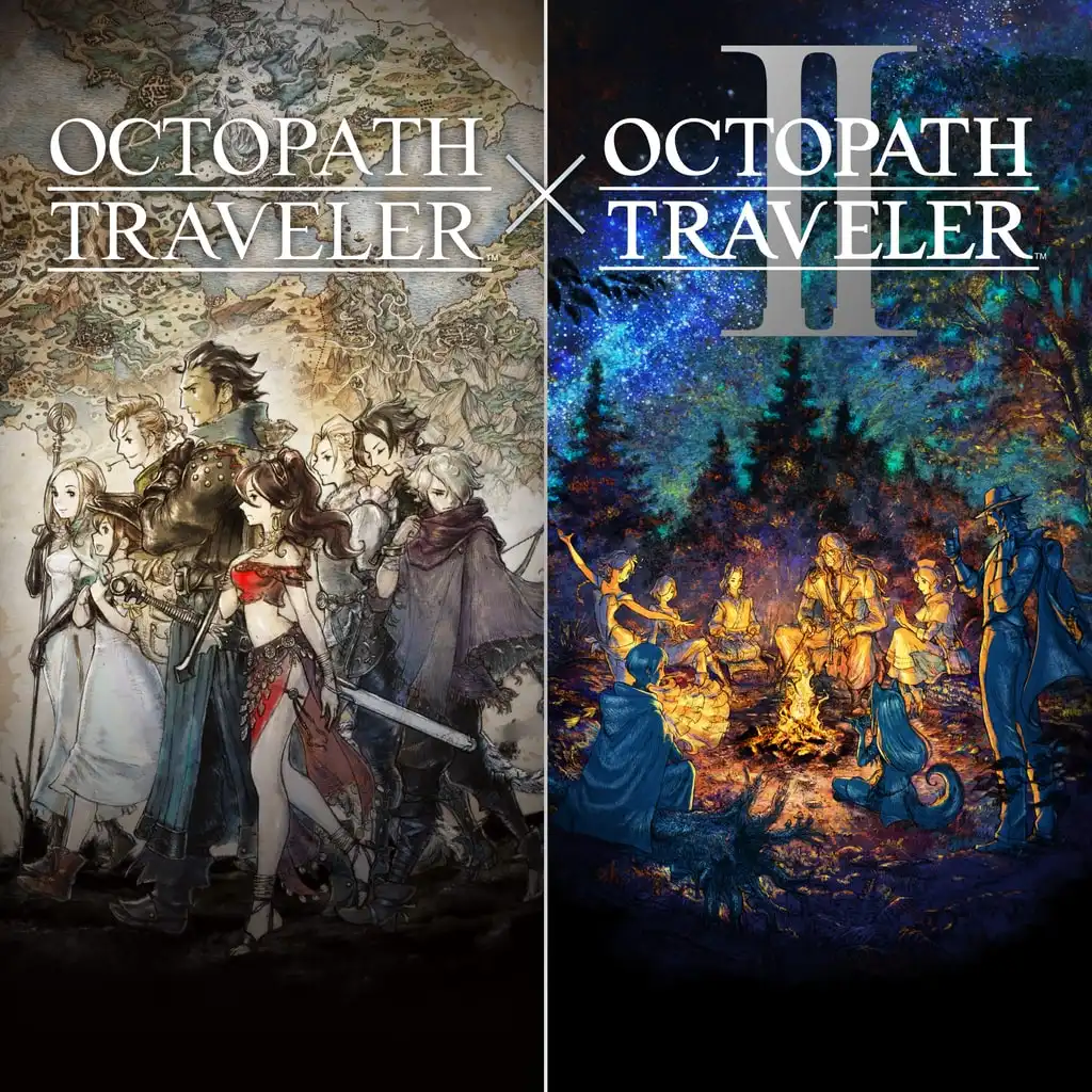 OCTOPATH TRAVELER + OCTOPATH TRAVELER II Bundle — OCTOPATH TRAVELER PS4＆PS5