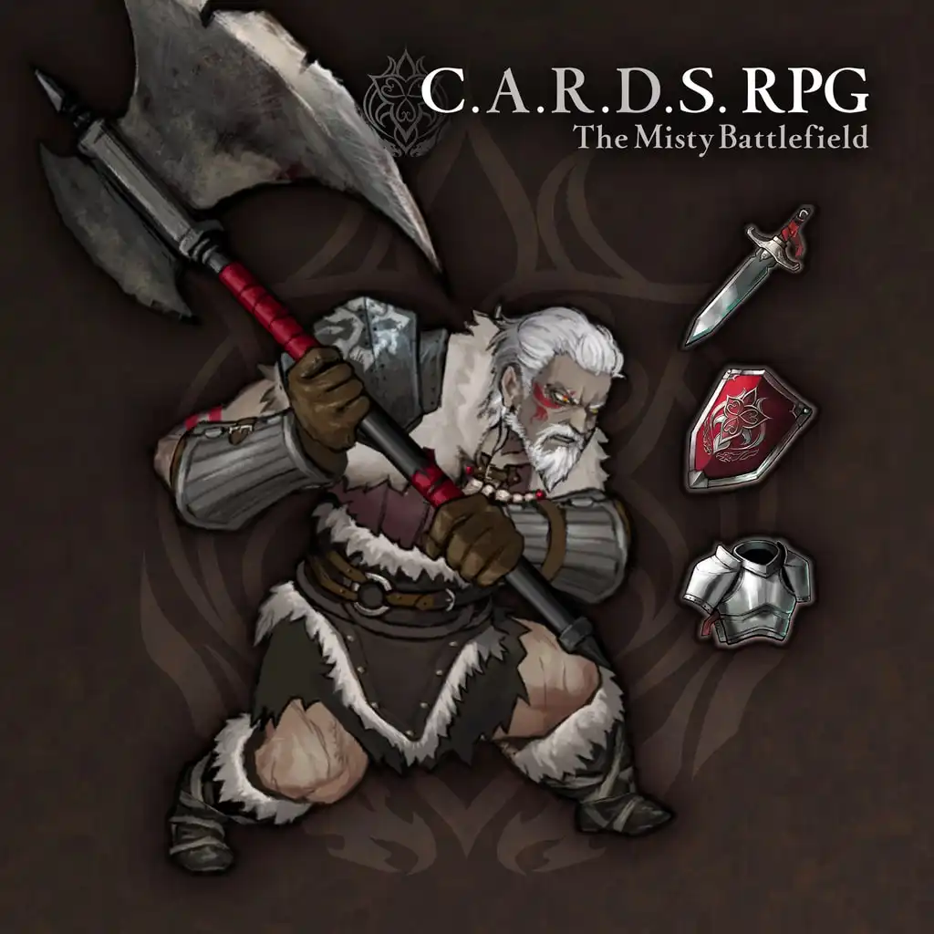 C.A.R.D.S. RPG: The Misty Battlefield - AddUnit "Greg Ironheart"  + Starter Equipment Pack — C.A.R.D.S. RPG: The Misty Battlefield PS4 & PS5