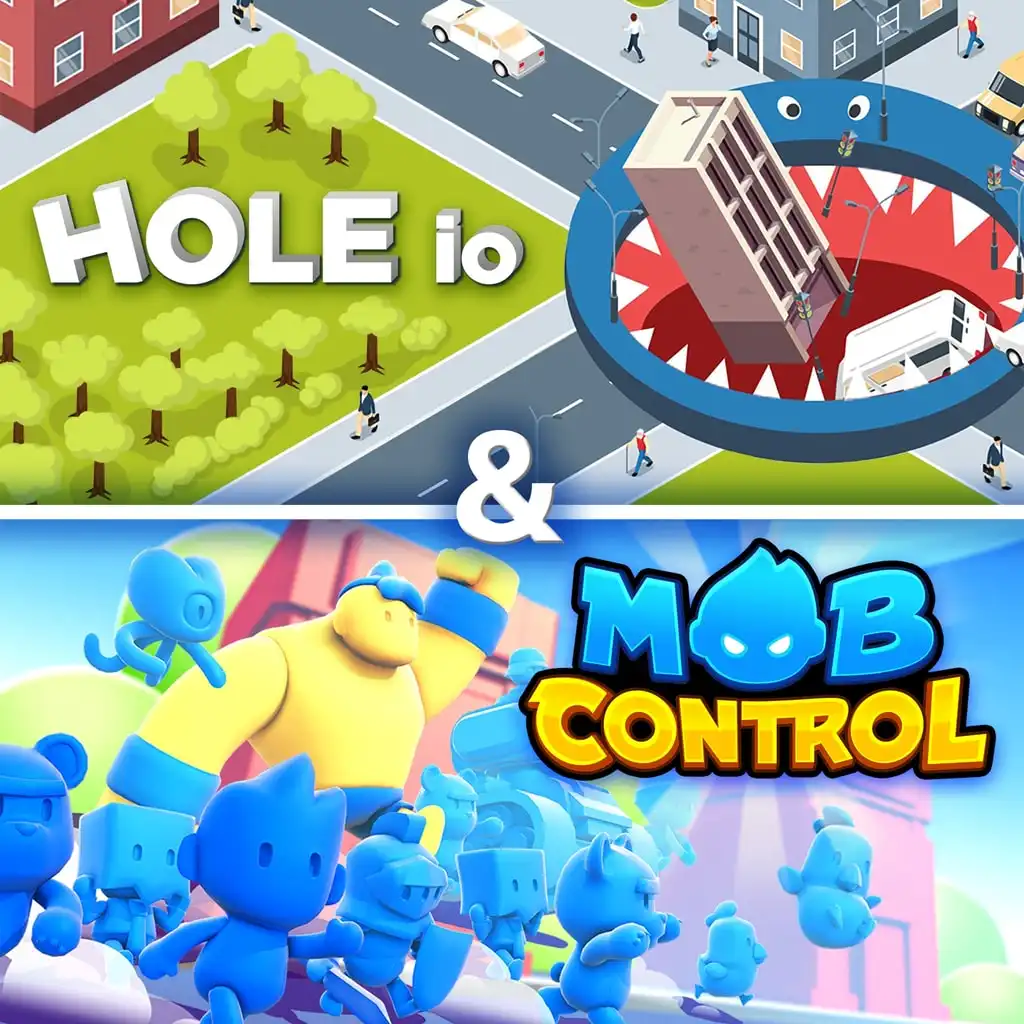 Hole io & Mob Control — Hole io