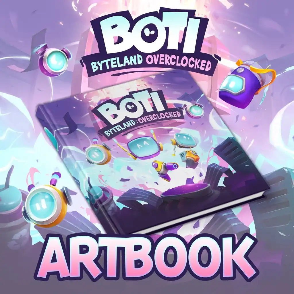 Boti: Byteland Overclocked -  Artbook PS5 — Boti: Byteland Overclocked