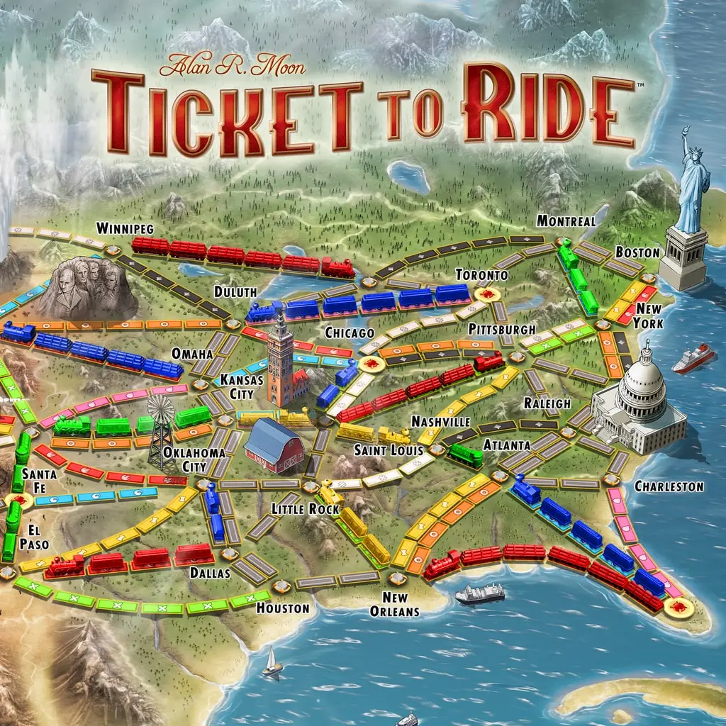 Ticket to Ride® — Family თამაში