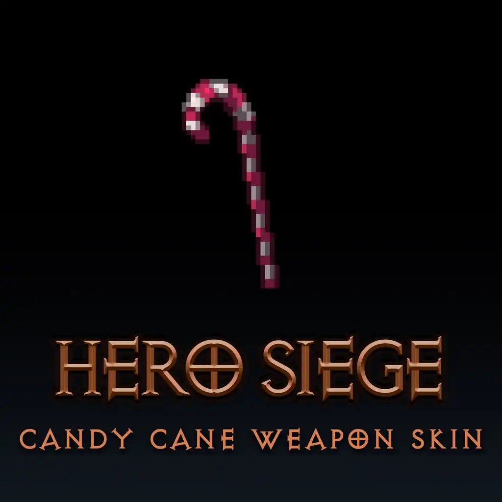 Candy Cane Weapon Skin — Hero Siege