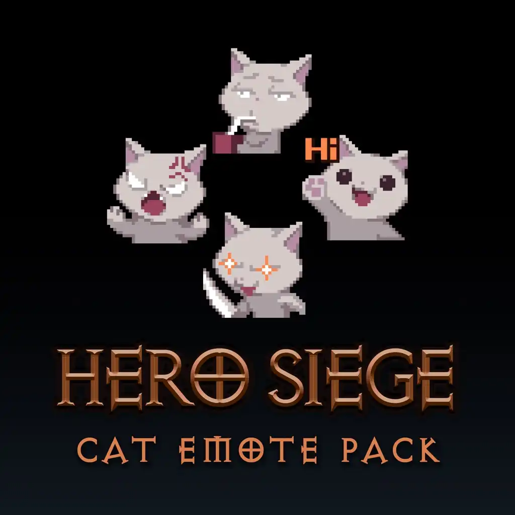 Cat Emote Pack — Hero Siege