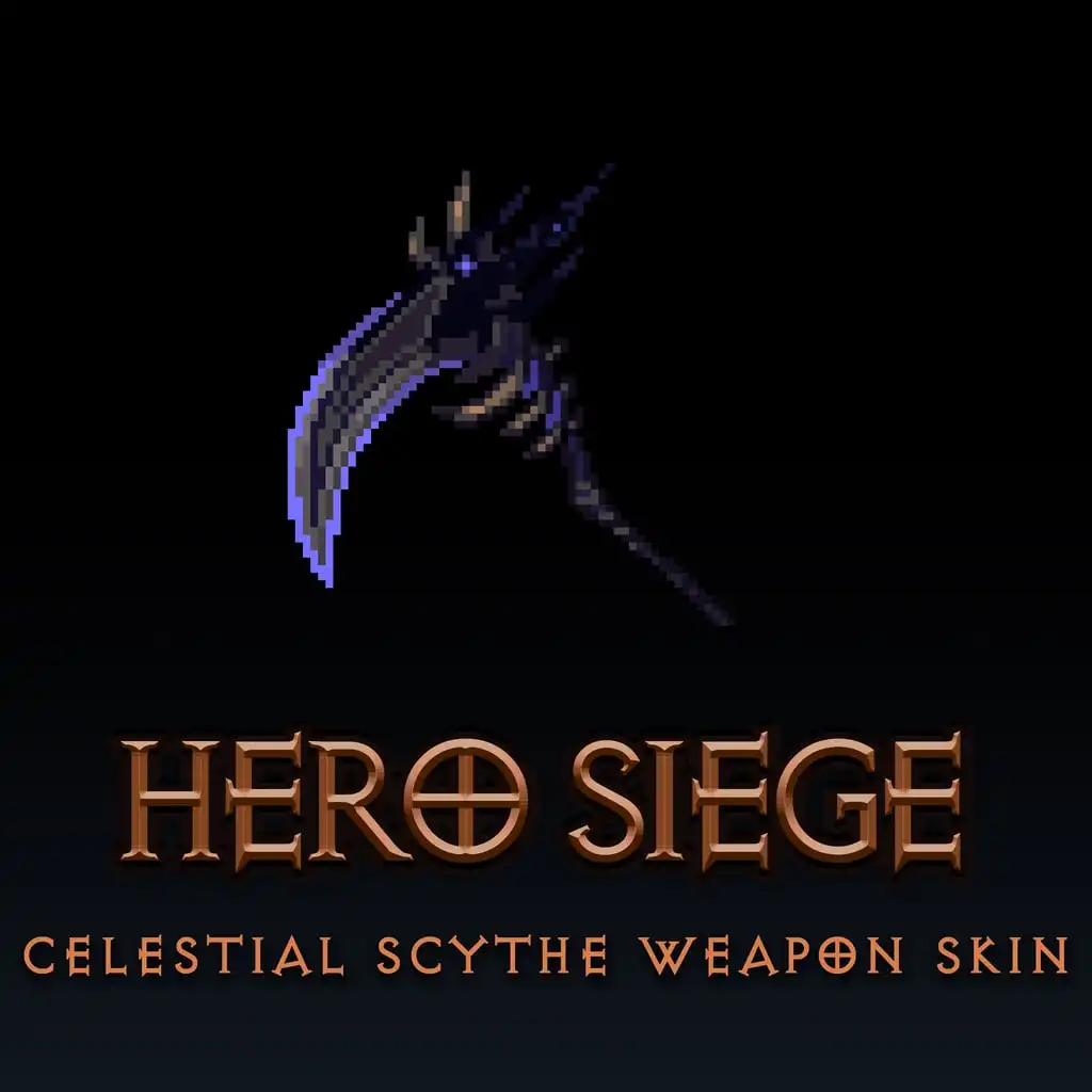 Celestial Scythe Weapon Skin — Hero Siege