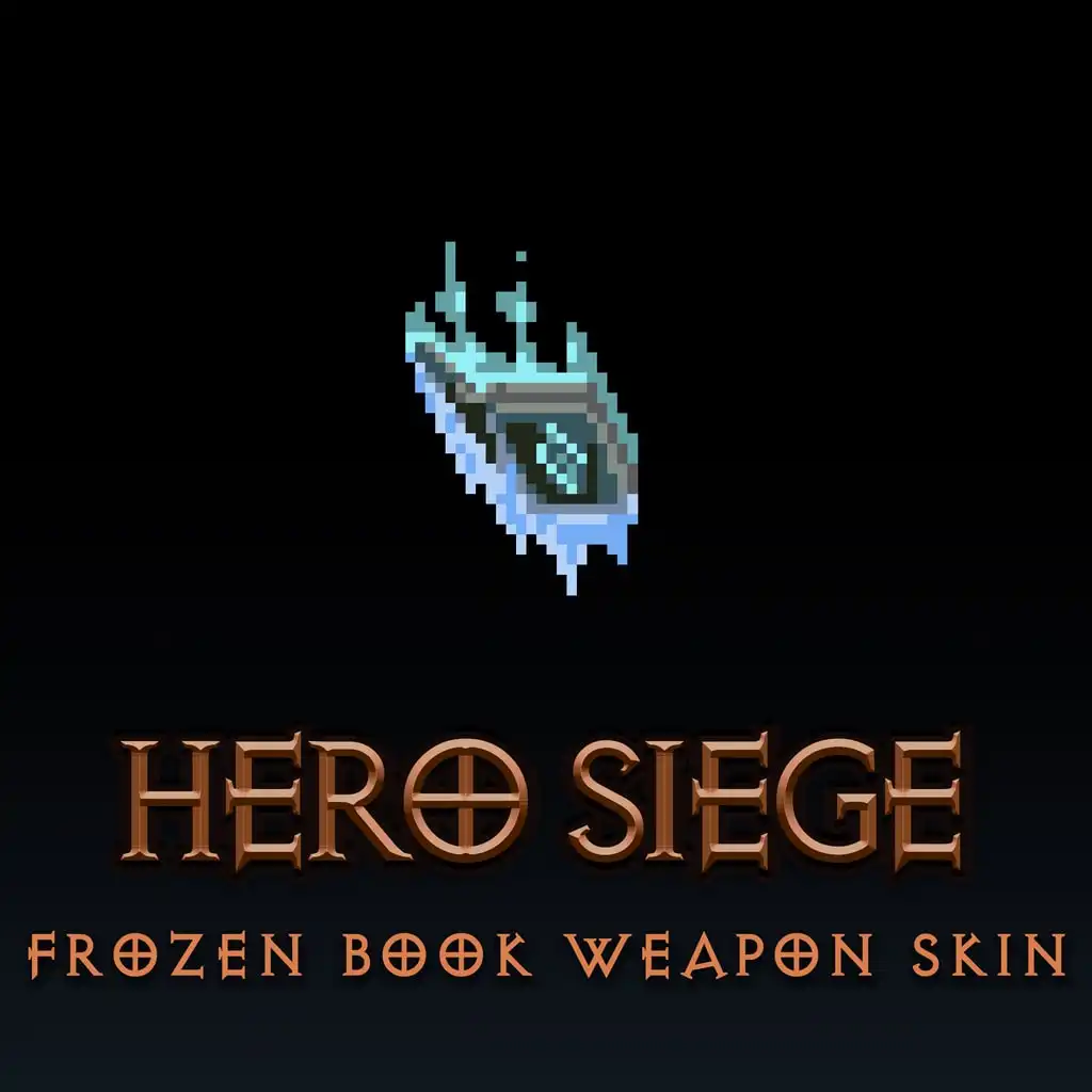 Frozen Book Weapon Skin — Hero Siege