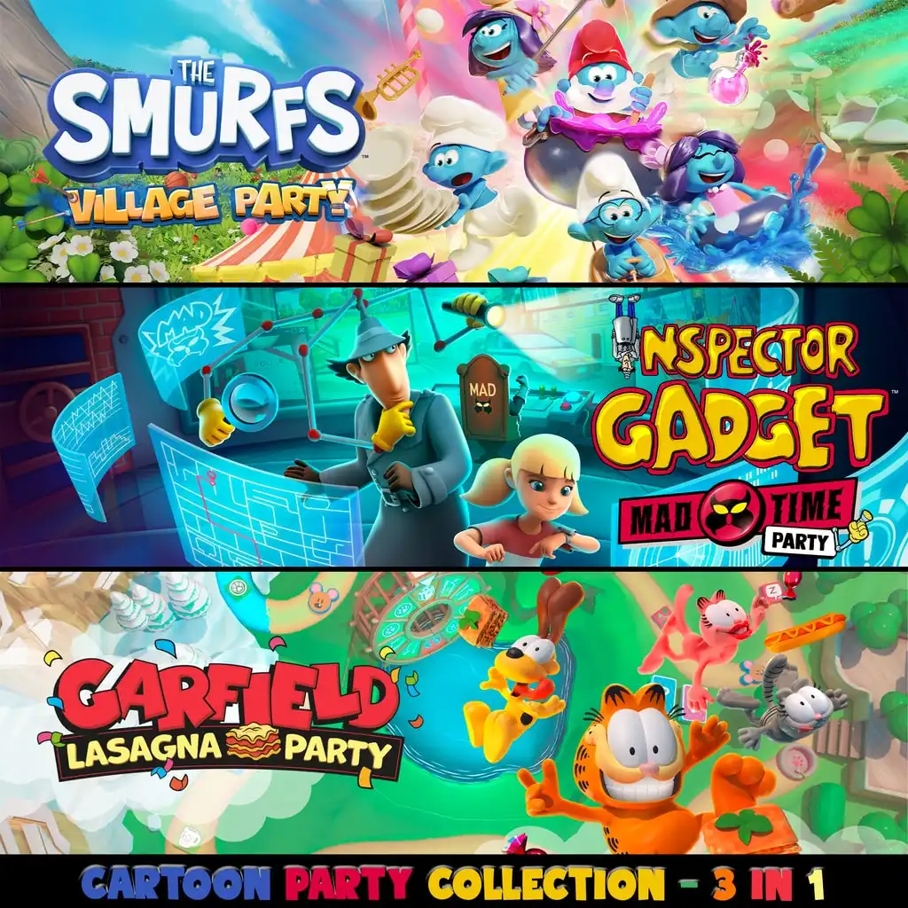 Cartoon Party Collection - 3 in 1 — The Smurfs - Village Party