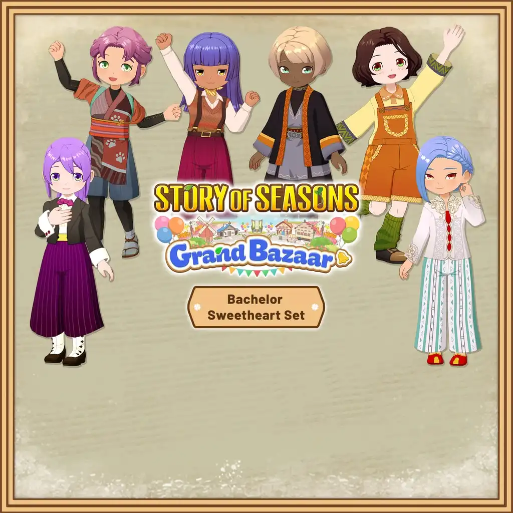 Story of Seasons: Grand Bazaar - Bachelor Sweetheart Set — Story of Seasons: Grand Bazaar