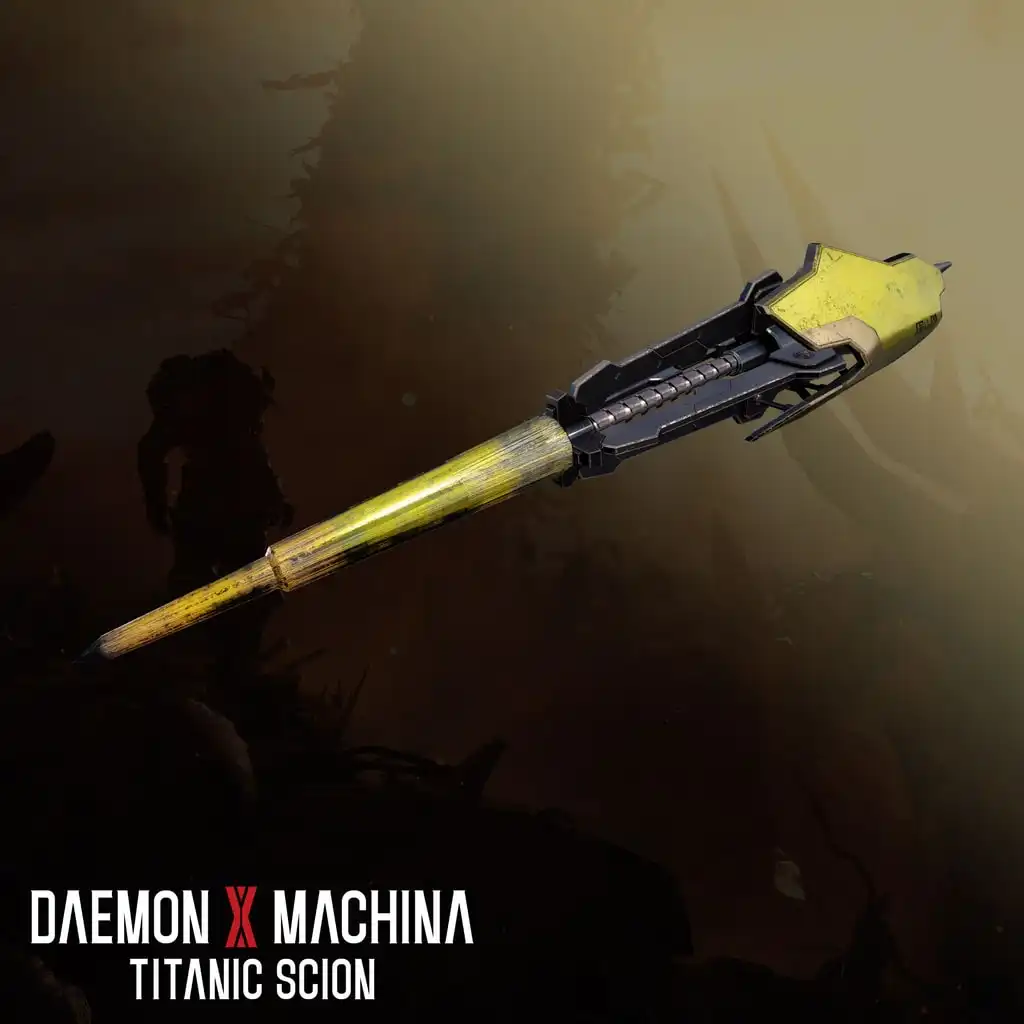 Daemon X Machina: Titanic Scion - Metallic Equipment - Valkyrie Will (Lance) — Daemon X Machina: Titanic Scion