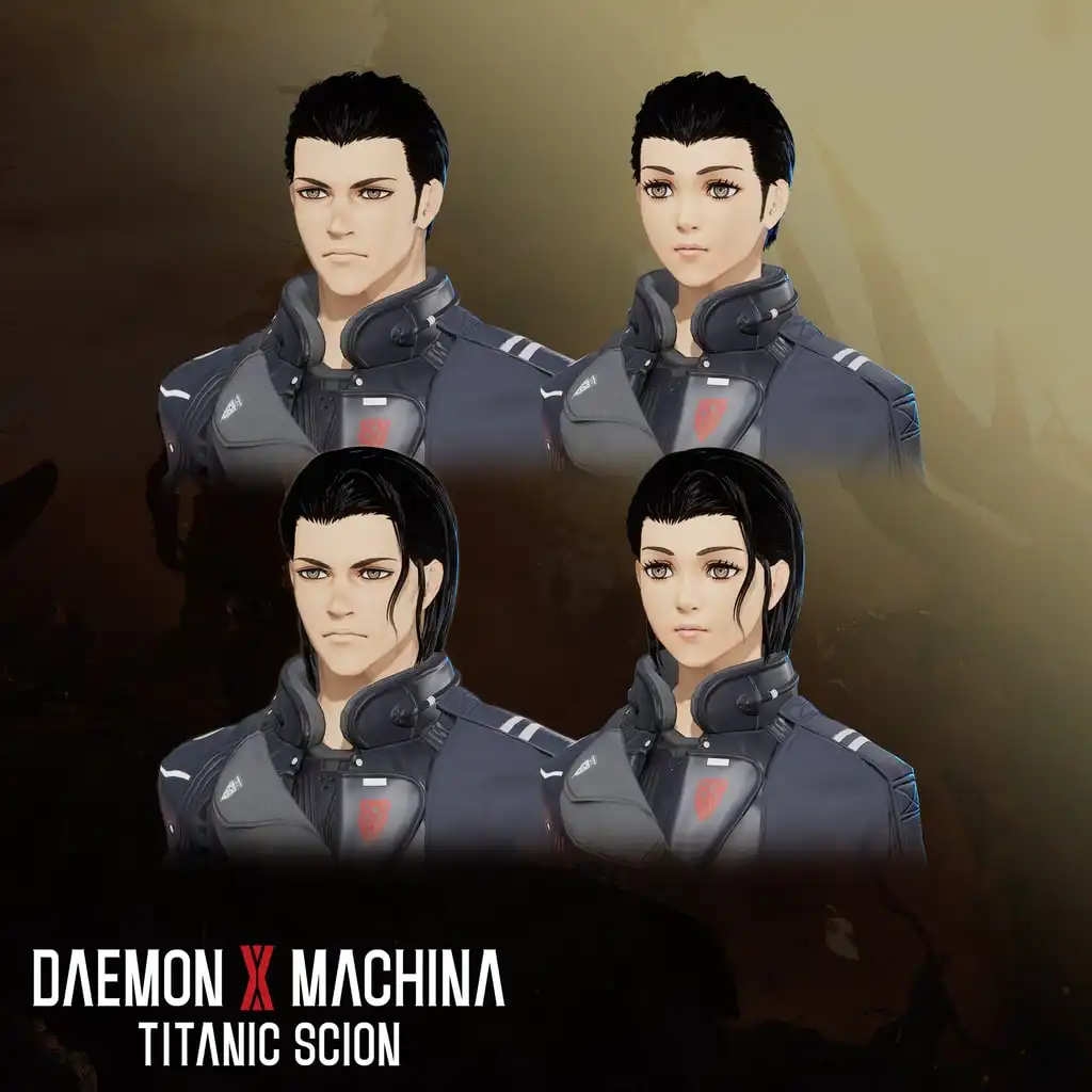 Daemon X Machina: Titanic Scion - Hairstyle Set 7 — Daemon X Machina: Titanic Scion