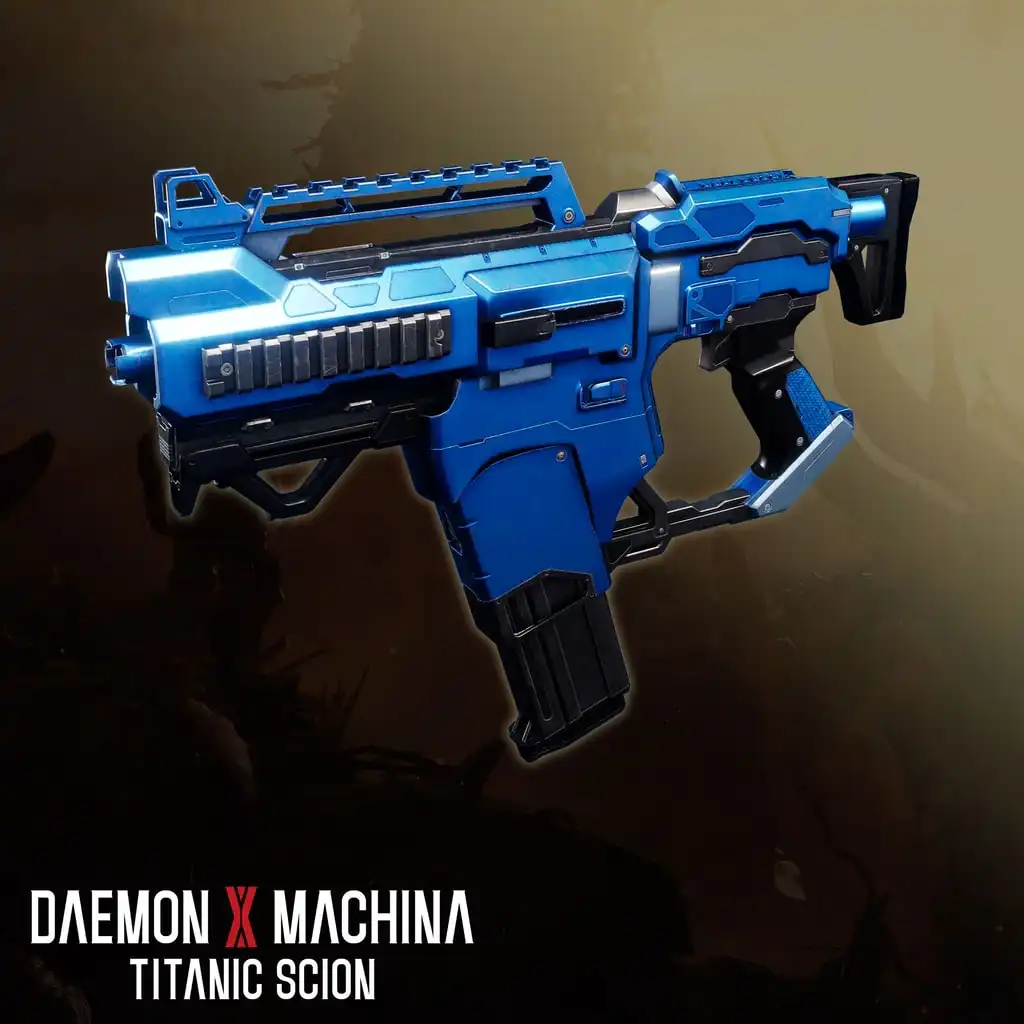 Daemon X Machina: Titanic Scion - Metallic Equipment - Silver Raven (Machine Gun) — Daemon X Machina: Titanic Scion