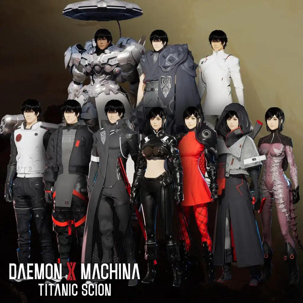 Daemon X Machina: Titanic Scion - Sovereign Axiom Outfit Set — Daemon X Machina: Titanic Scion