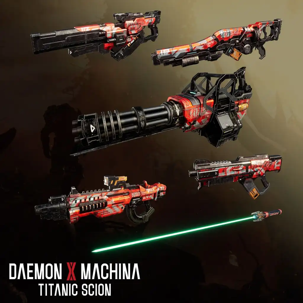 Daemon X Machina: Titanic Scion - Special SFX Weapon Set — Daemon X Machina: Titanic Scion