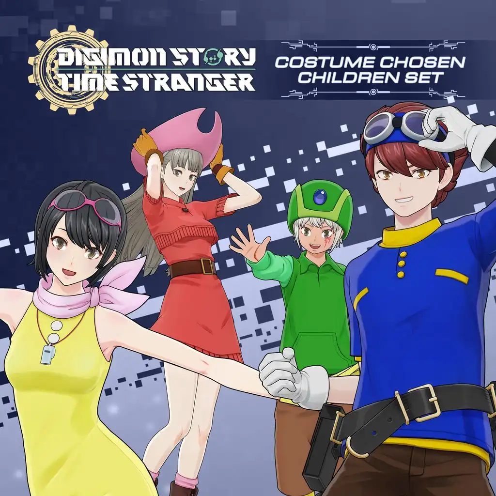 Digimon Story Time Stranger Costume Chosen Children Set — Digimon Story Time Stranger