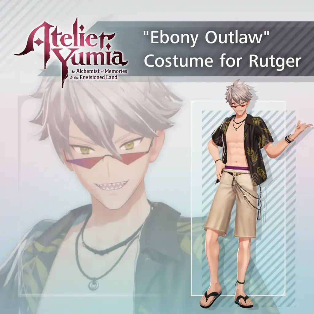 Atelier Yumia - "Ebony Outlaw" Costume for Rutger — Atelier Yumia: The Alchemist of Memories & the Envisioned Land
