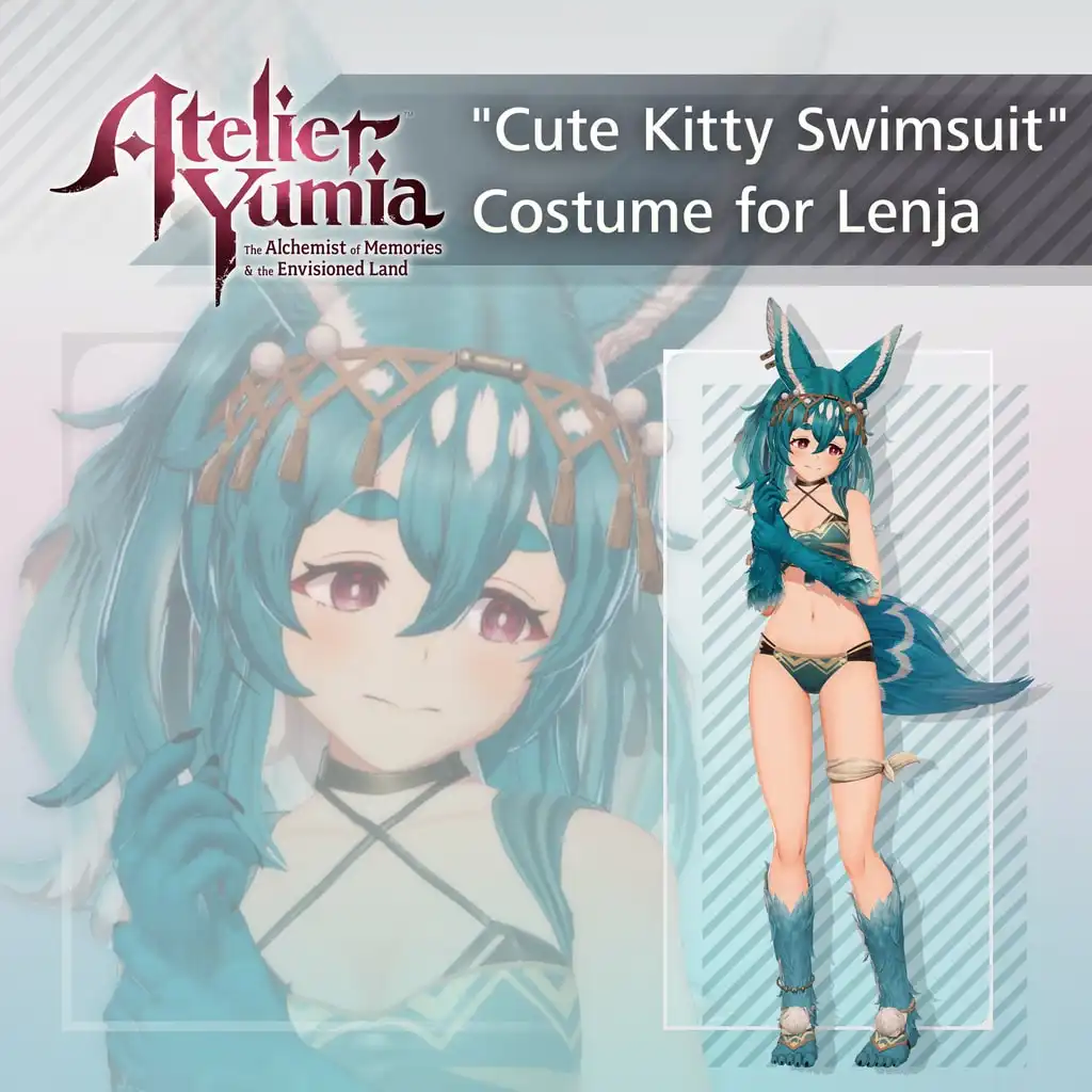 Atelier Yumia - "Cute Kitty Swimsuit" Costume for Lenja — Atelier Yumia: The Alchemist of Memories & the Envisioned Land